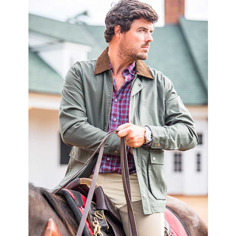 Onward Reserve Red Hills Stretch Canvas Coat - Olive