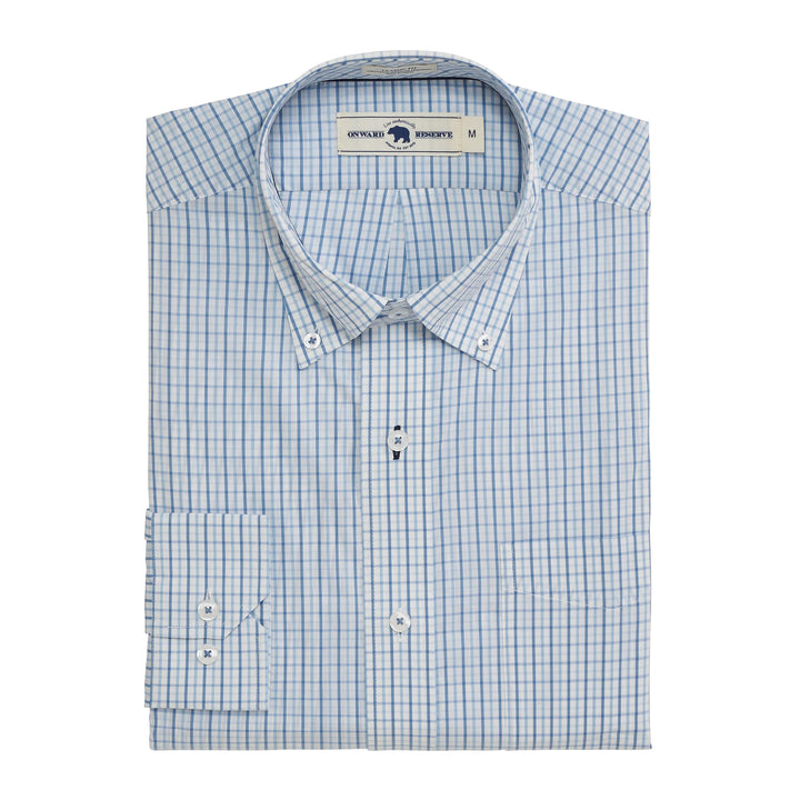 Onward Reserve Tract Classic Fit Quad Shirt - Endless Sky