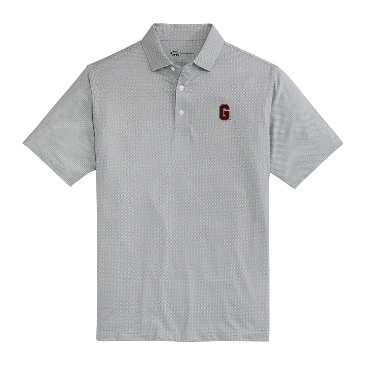 Onward Reserve UGA Bone Yard Printed Performance Polo - White