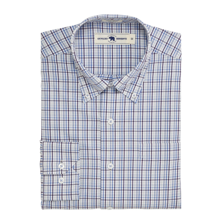 Onward Reserve Recoil Tailored Fit Performance Shirt - Plum