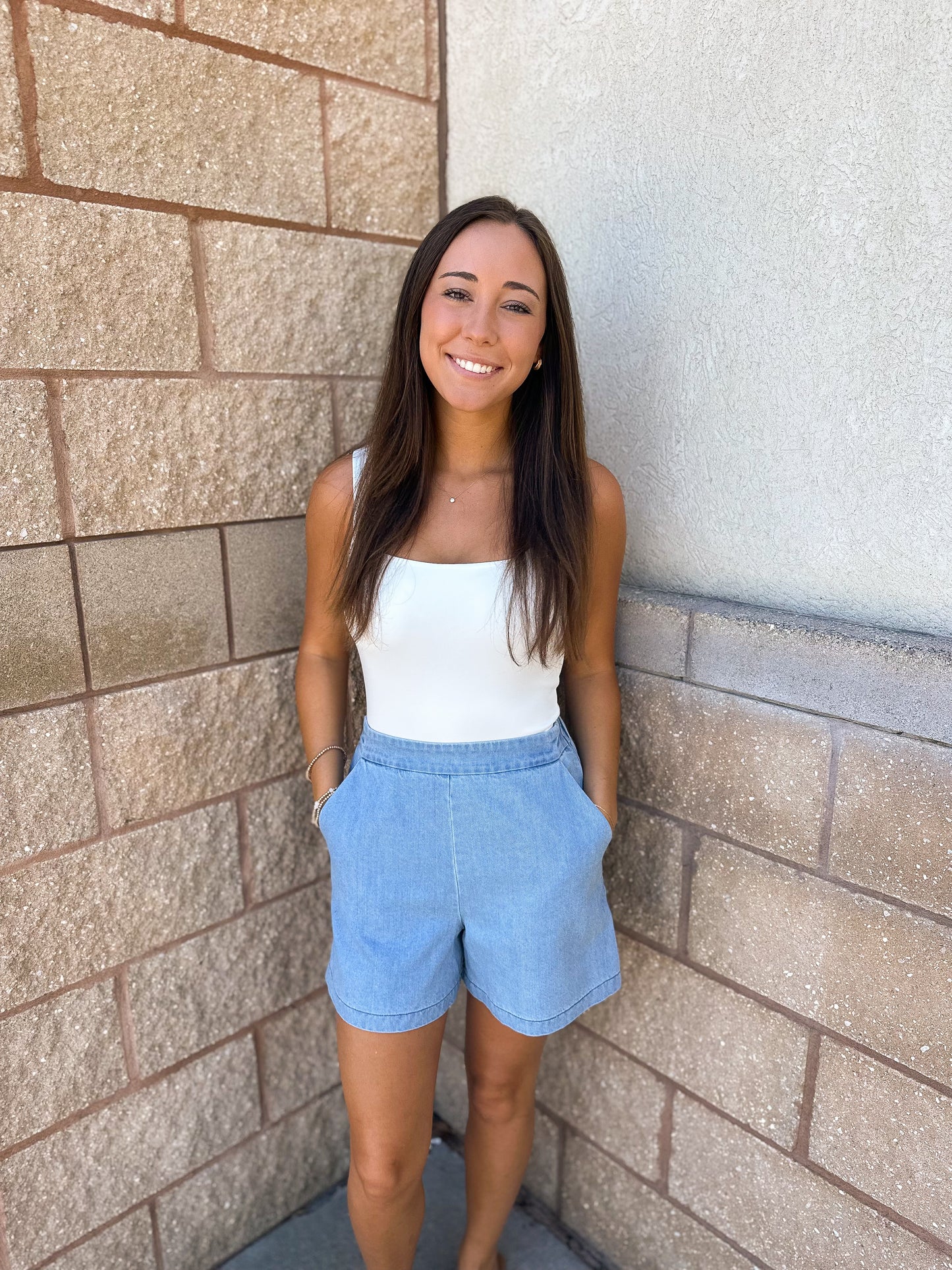 Macey Denim Short