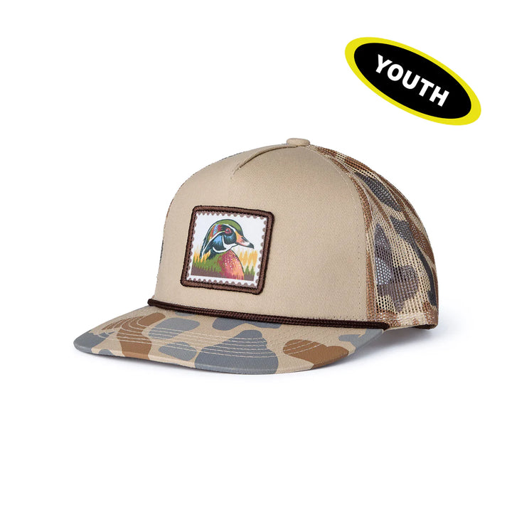 Burlebo Youth Wood Duck Stamp Hat - Camo