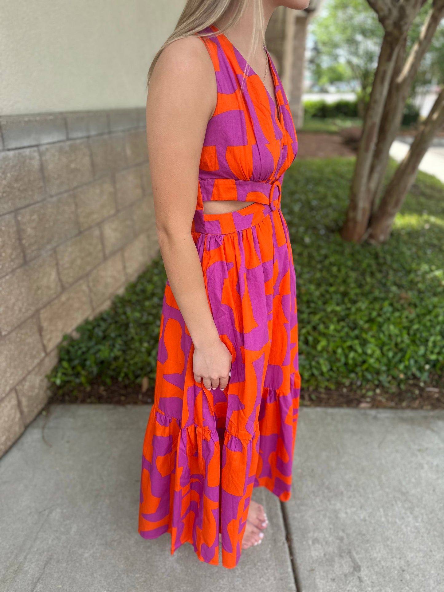 Marlie Cut Out Maxi Dress