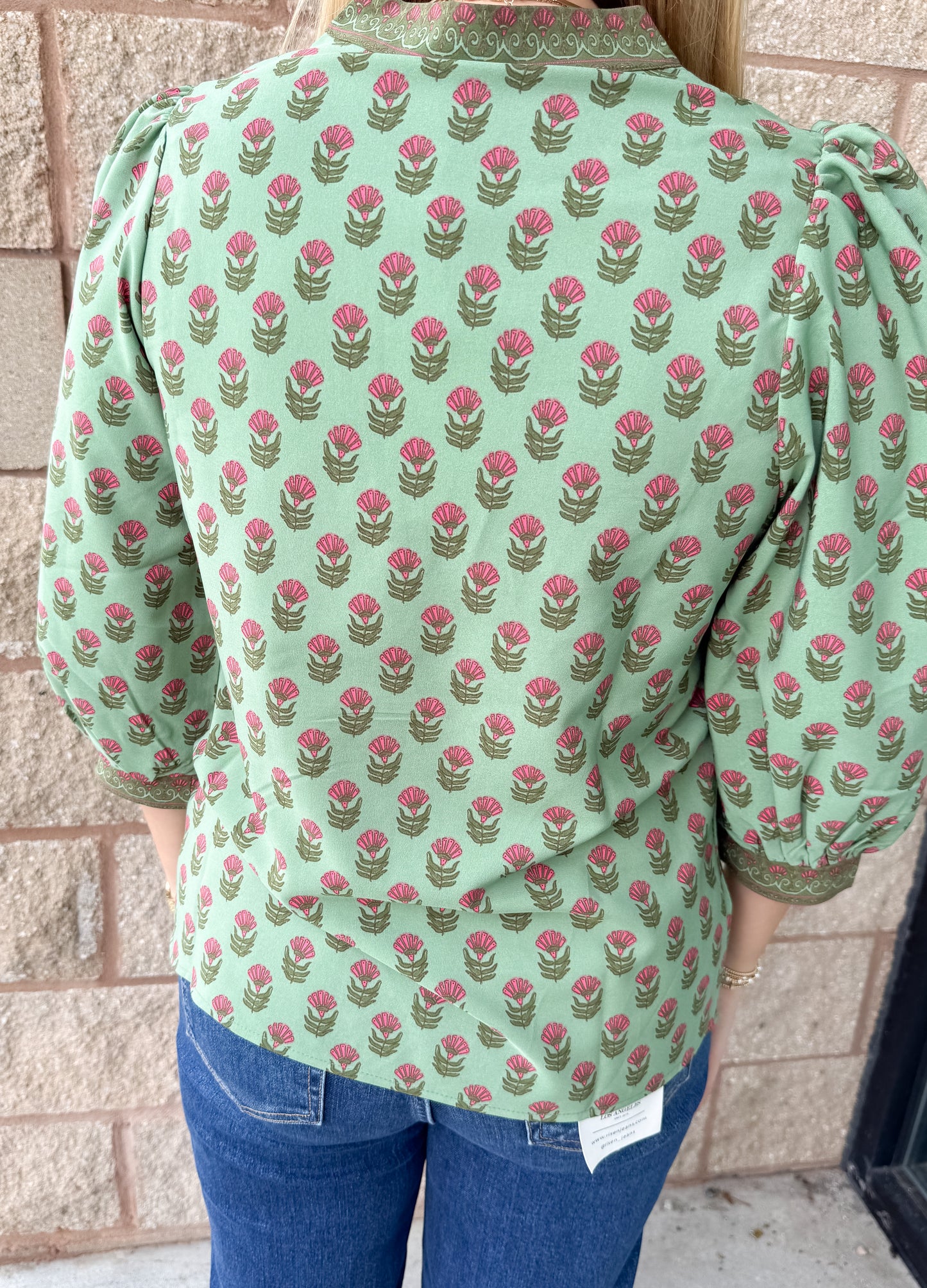 Tamryn Top - Floral Foulard Vineyard