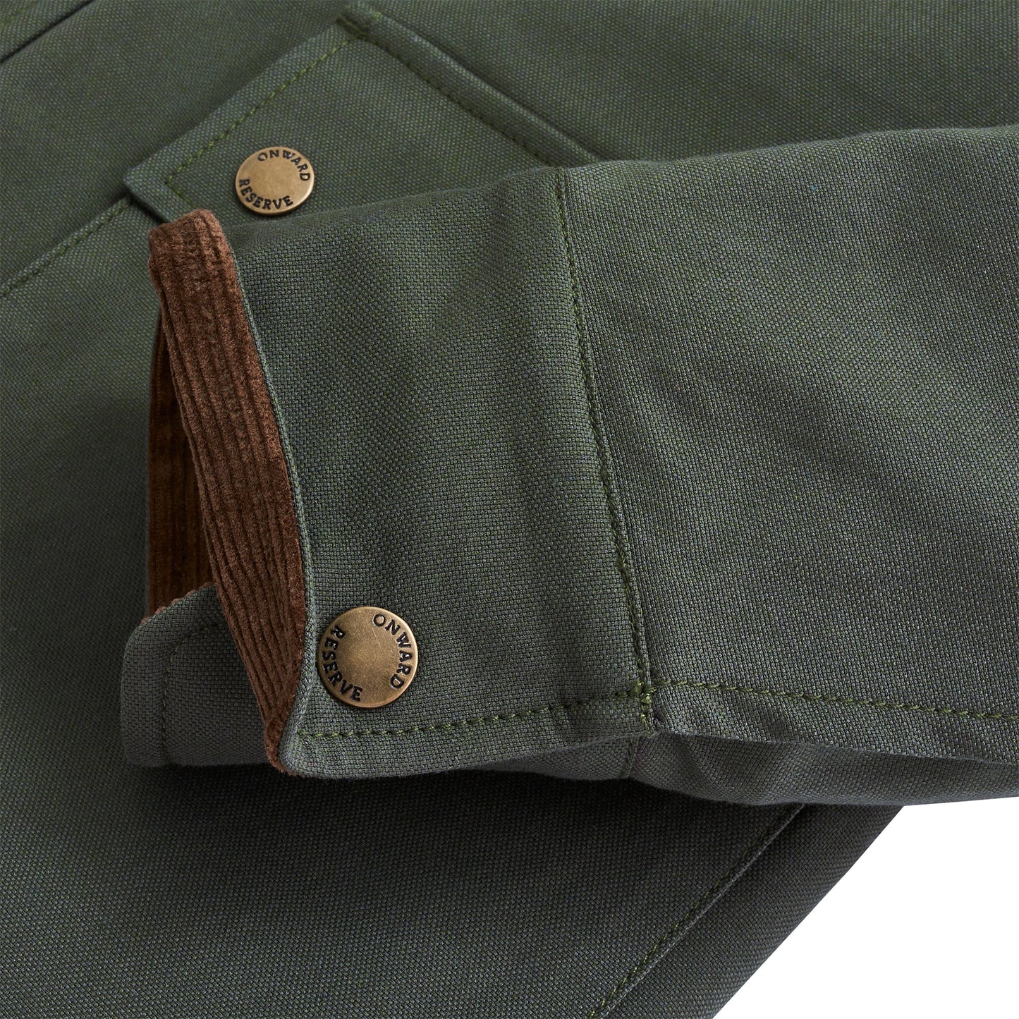 Onward Reserve Red Hills Stretch Canvas Coat - Olive