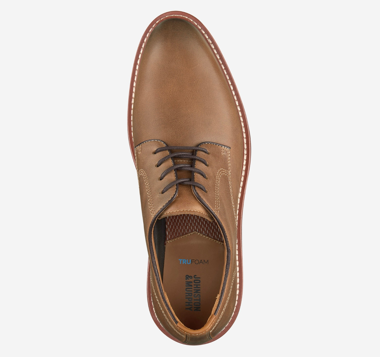 Johnson & Murphy Upton Leather Sneaker - Tan Oil Full Grain