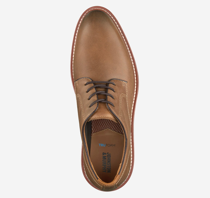 Johnson & Murphy Upton Leather Sneaker - Tan Oil Full Grain