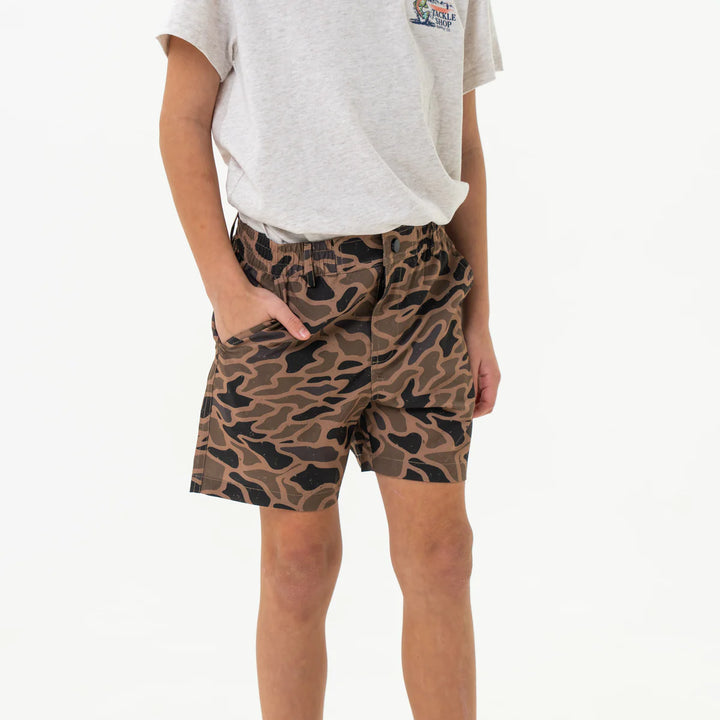 Burlebo Youth Everyday Short - Gauge Camo