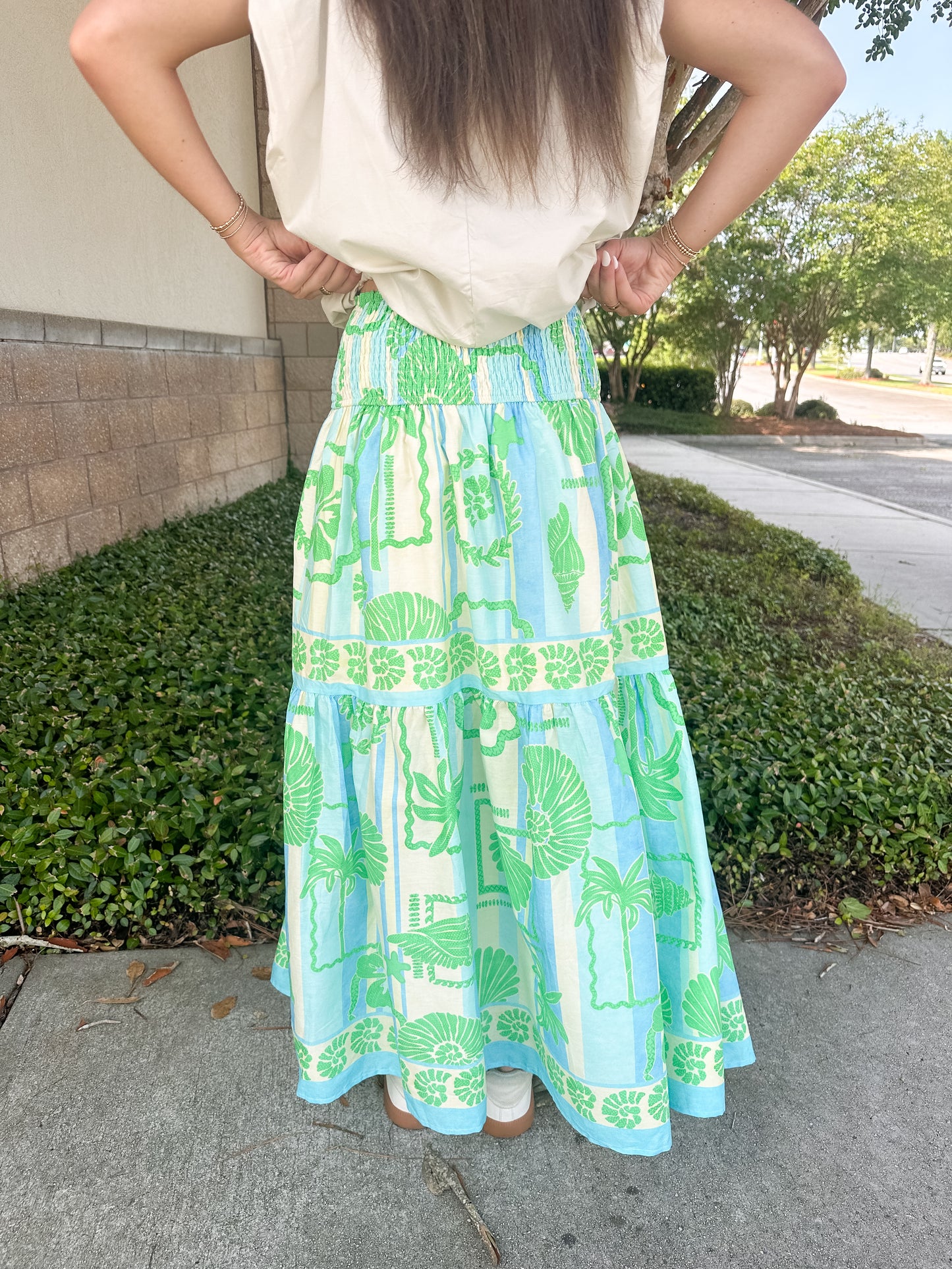 Sea Breeze Maxi Skirt