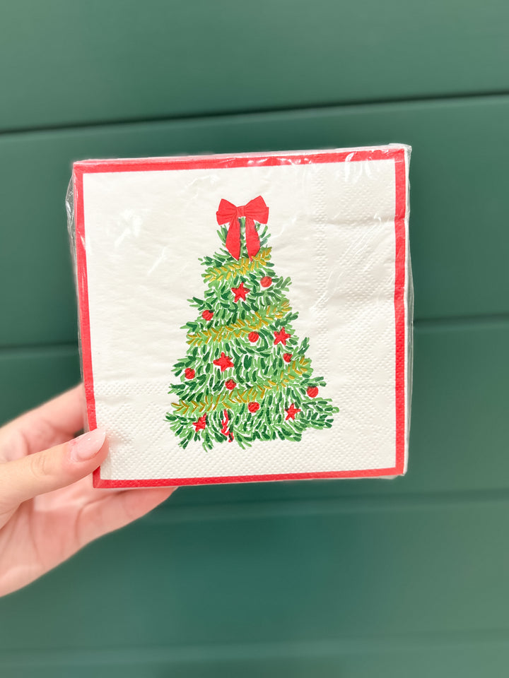 MS Cocktail Napkins - Traditional Tree