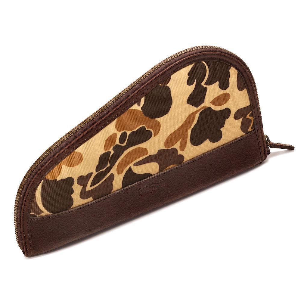 Mission Mercantile White Wing Waxed Canvas Hunting Pistol Case - Smoke Vintage Camo