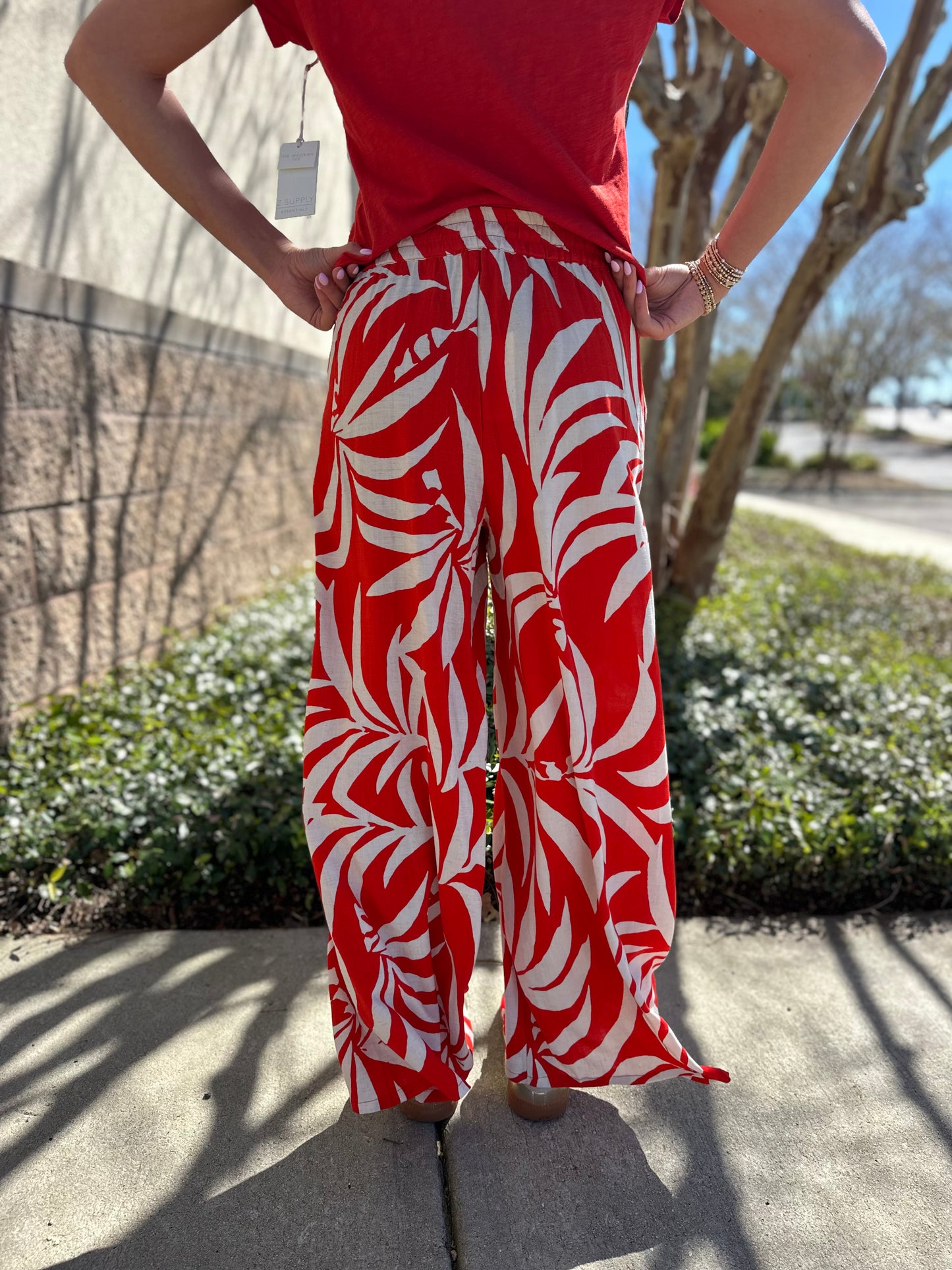 Dante Vacances Pant - Cabana Red