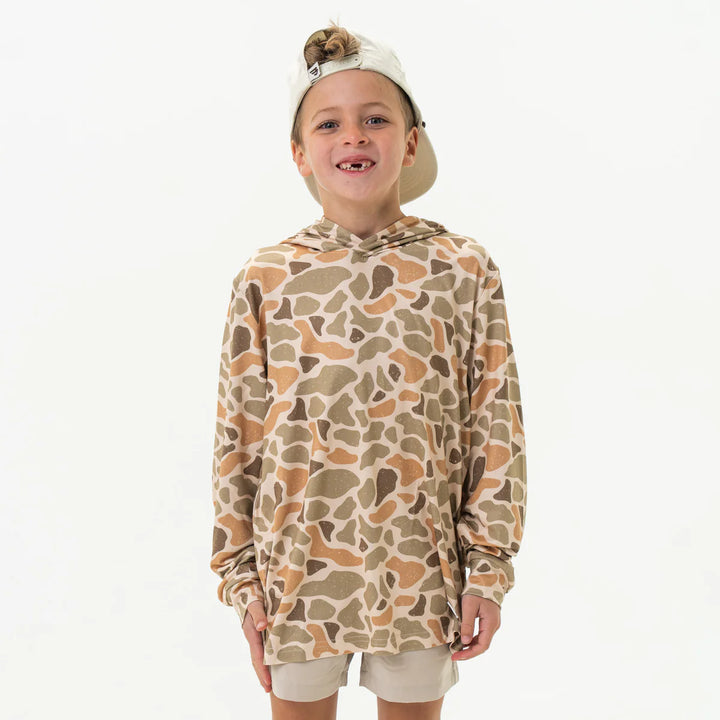 Burlebo Youth Performance Hoodie - Venado Camo