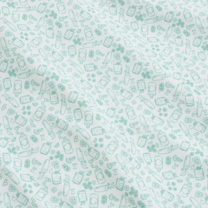 Genteal S26 The Gimlet Printed Performance Polo - Jade