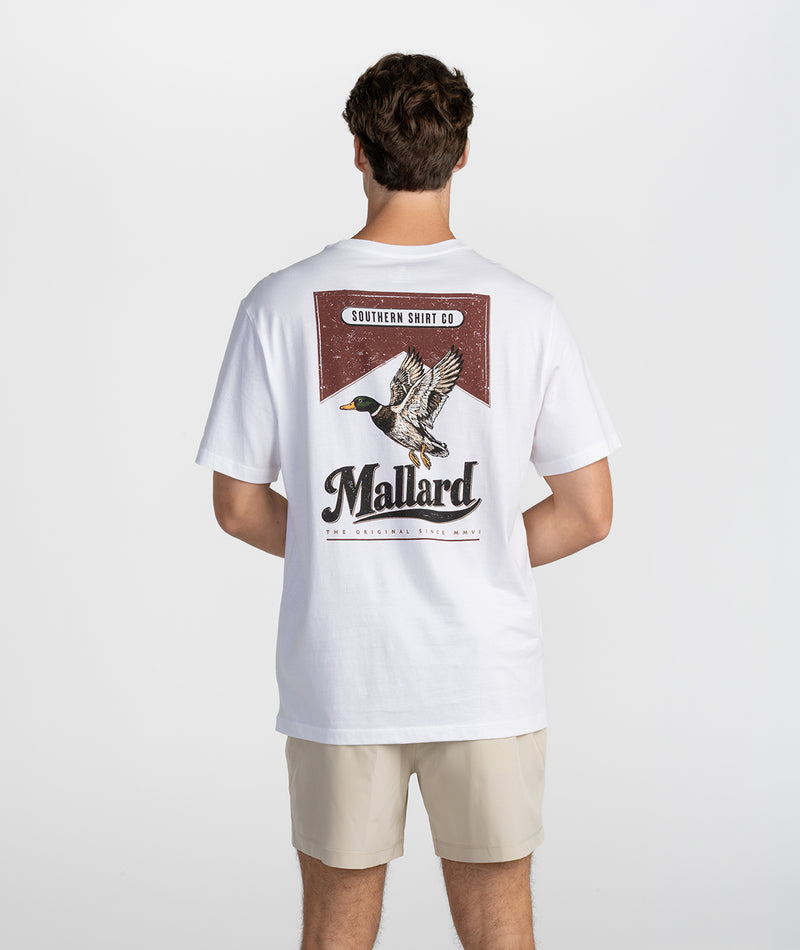 SSCO Men’s Mallard Red S/S T-Shirt - Bright White
