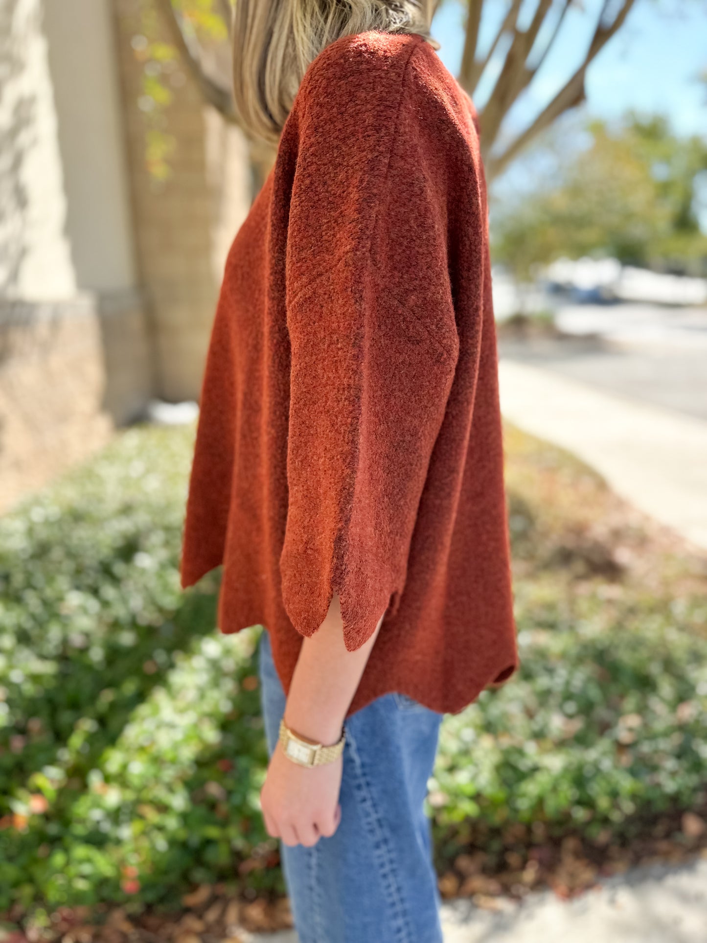 Mason Scalloped Sweater