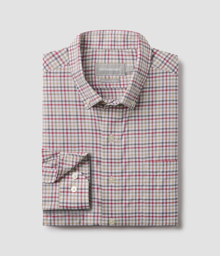 SSCO Men’s Samford Check Button Down - Spice