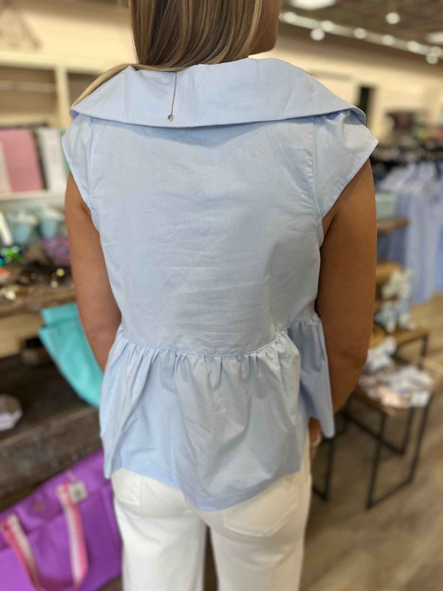 Cindy Collared Top