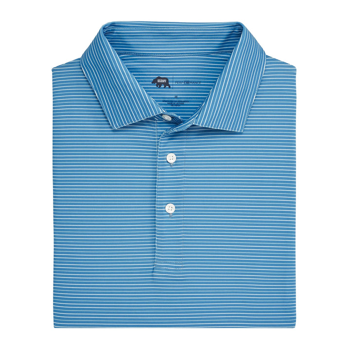 Onward Reserve Driver Stripe Performance Polo - Riviera