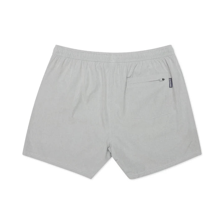 Burlebo Men’s S26 5.5” Athletic Short - Light Grey - Grey Aztec Liner
