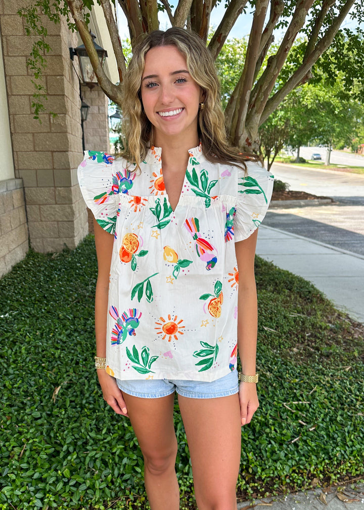 Birds of Paradise Top