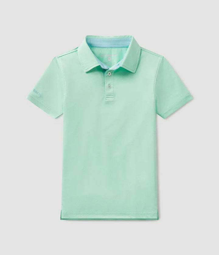 SSCO Youth Boys Grayton Heather Polo - Paradise