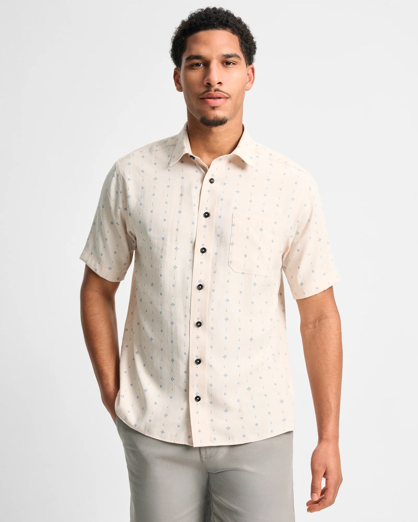 Genteal Spring ‘25 Printed Palmas Shirt - Star