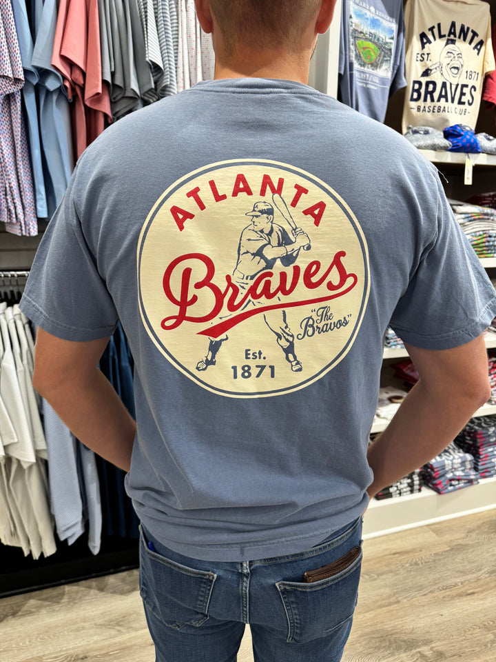 CB “The Bravos” Throwback S/S Pocket T-Shirt - Blue