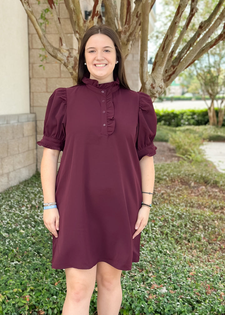 Burgundy Bliss Dress