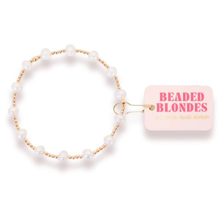 Beaded Blondes Lolo Pearl Bracelet