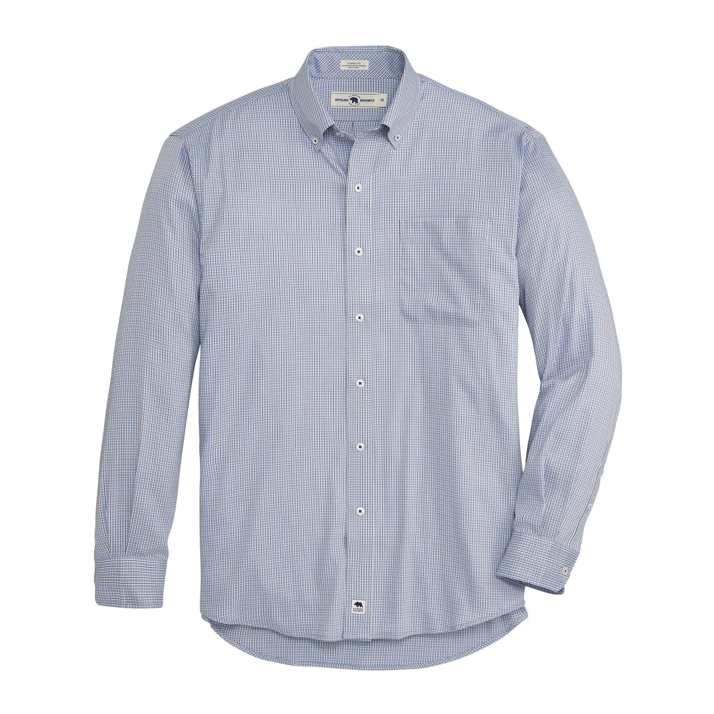 Onward Reserve Blast Classic Fit Brushed Performance Twill Button Down - Endless Sky