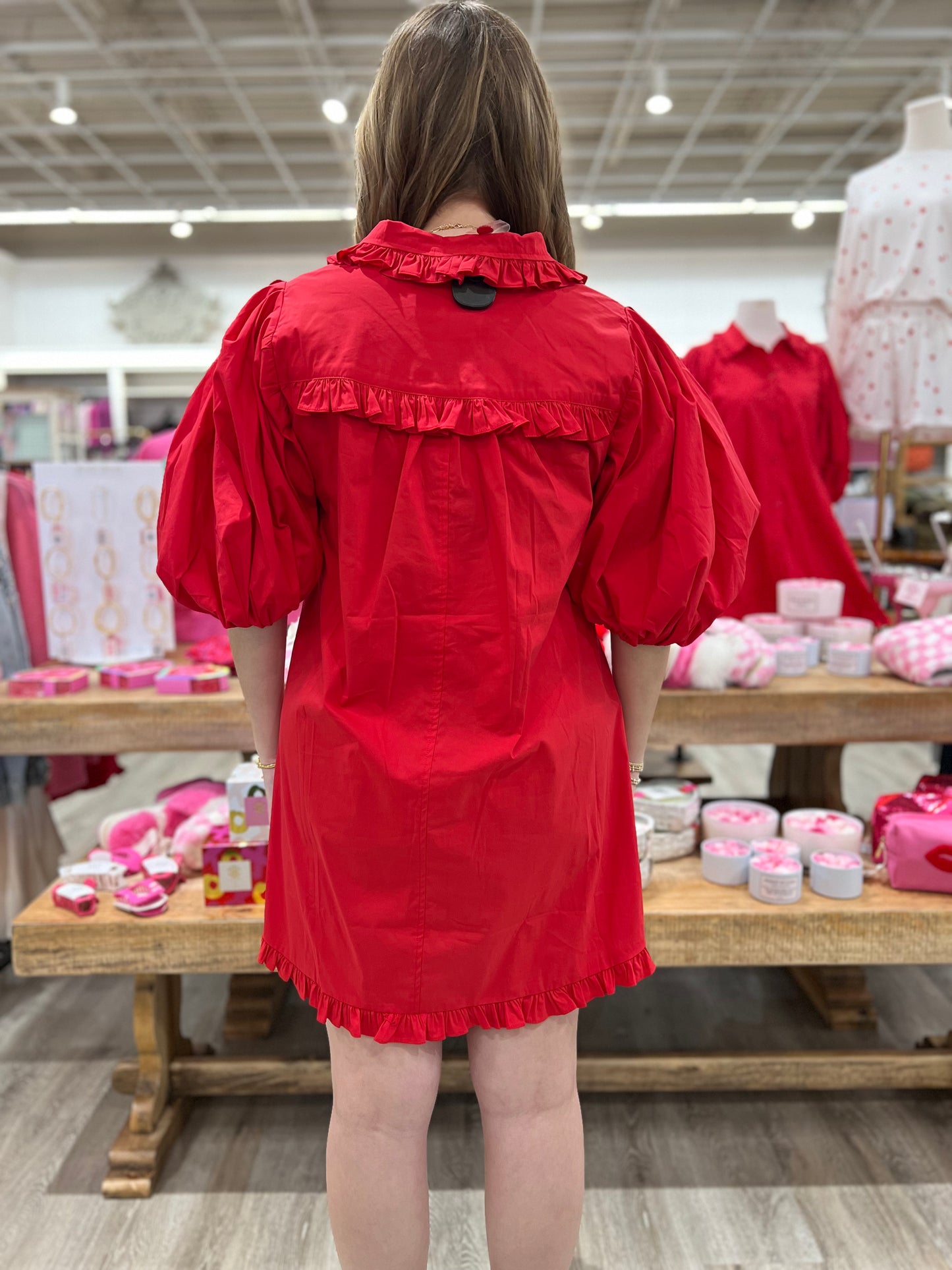 Priscilla Puff Sleeve Dress