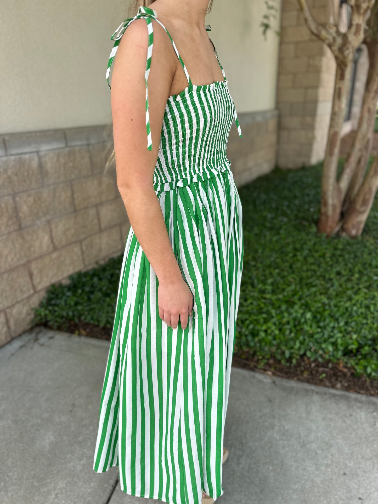 Serena Striped Maxi Dress