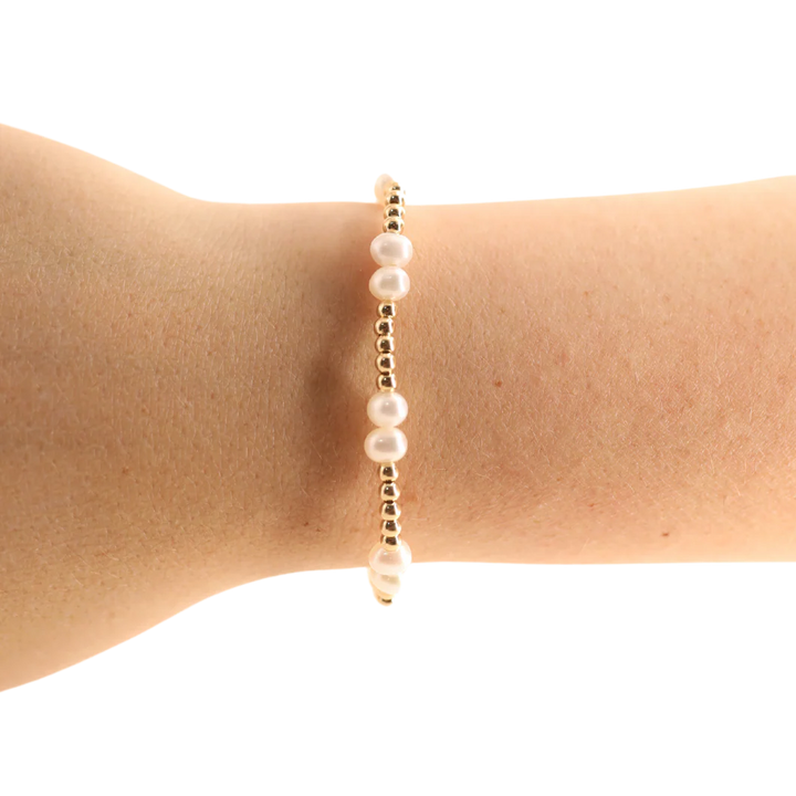 Beaded Blondes Coastal Pearl Bracelet