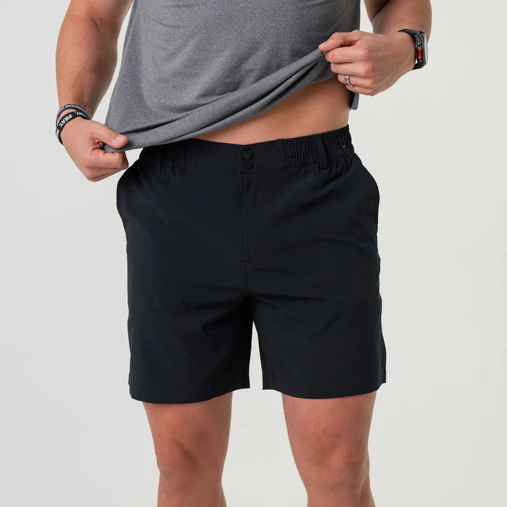 Men’s Burlebo Everyday Short - Matte Black - Duck Camo Pockets