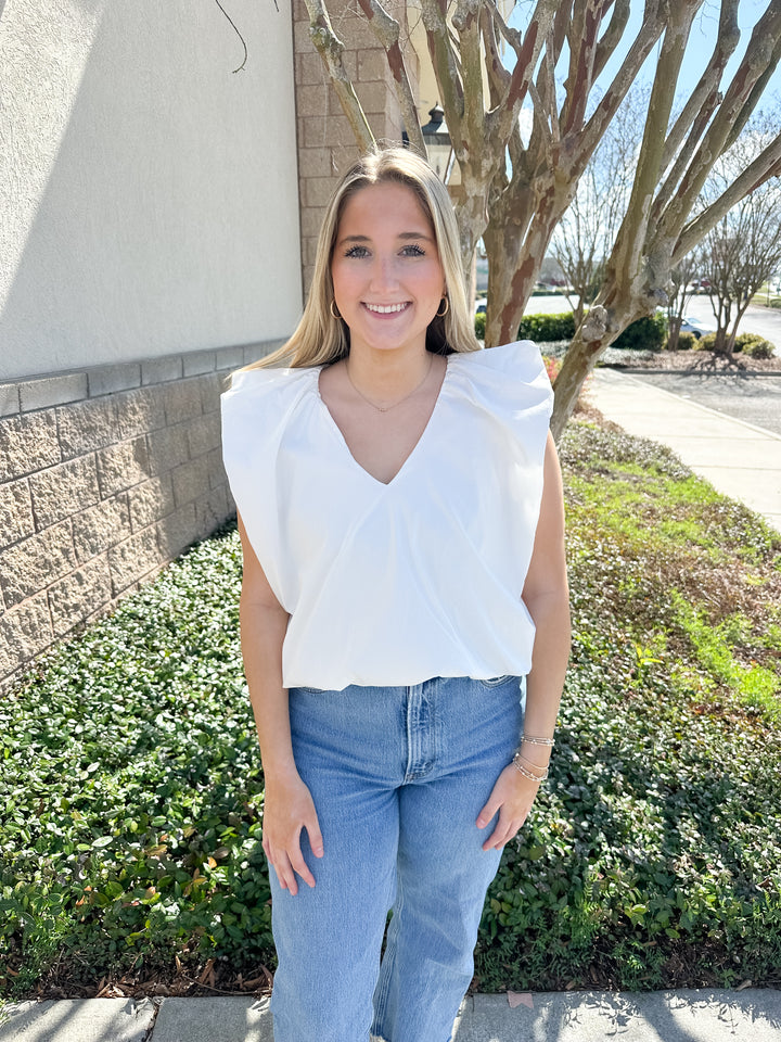Francis Bubble Top - White