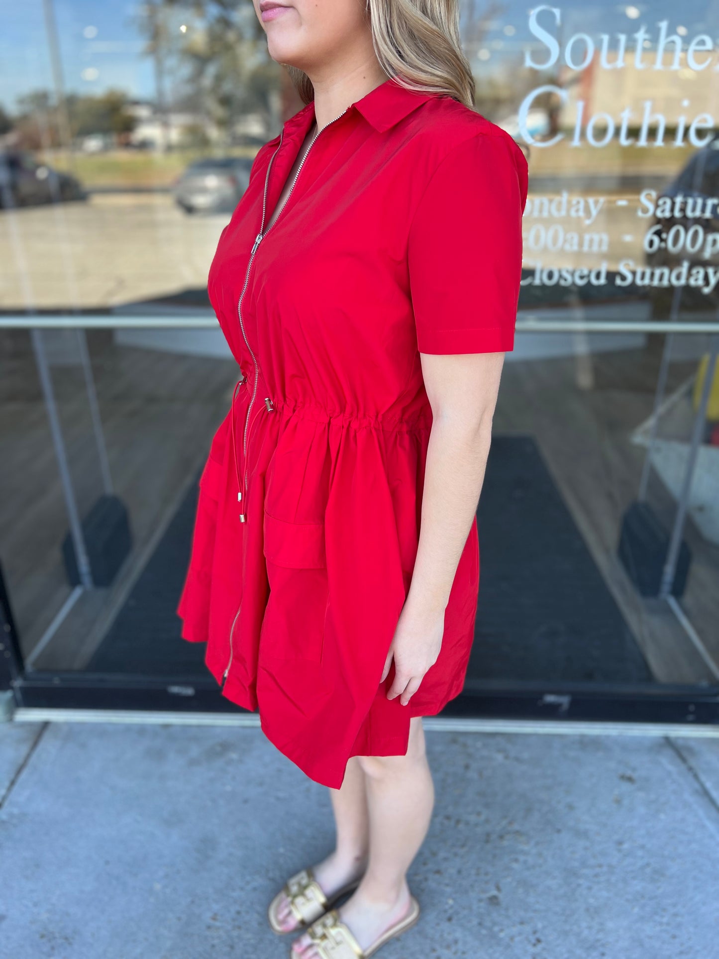 Sustella Cinch Pocket Dress