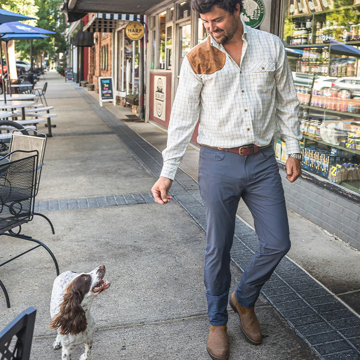 Onward Reserve Huntsman Performance Twill Shooting Shirt - Frosted Almond