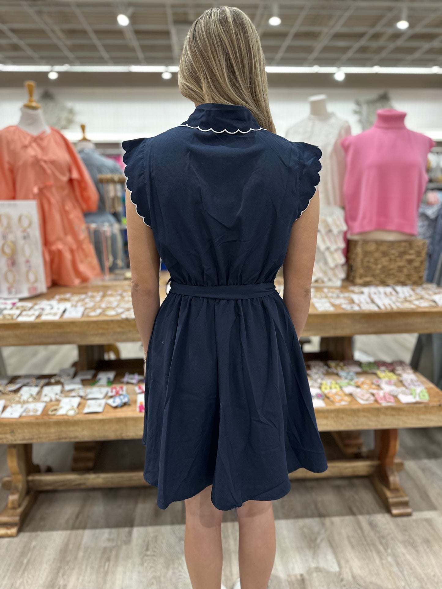 Diana Scalloped Dress