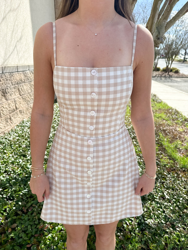 Brisa Gingham Mini