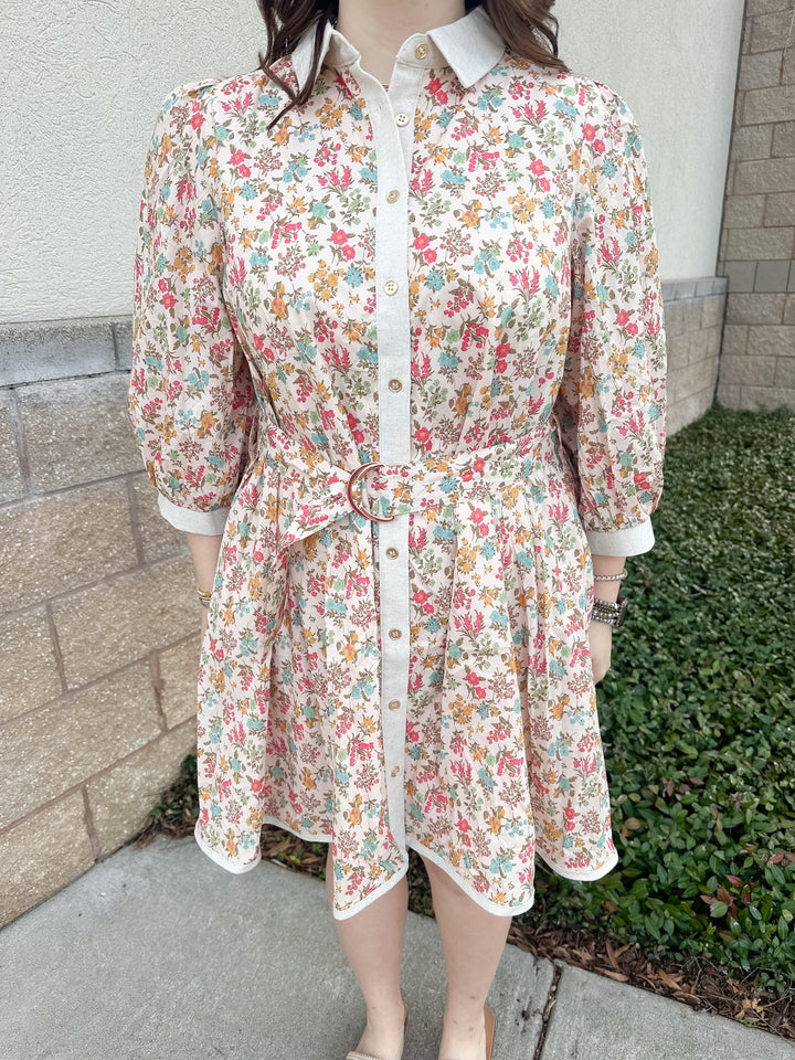 Marsha Dress - Cream