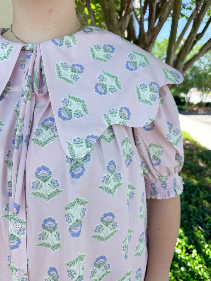 Saylor Novelty Collar Top