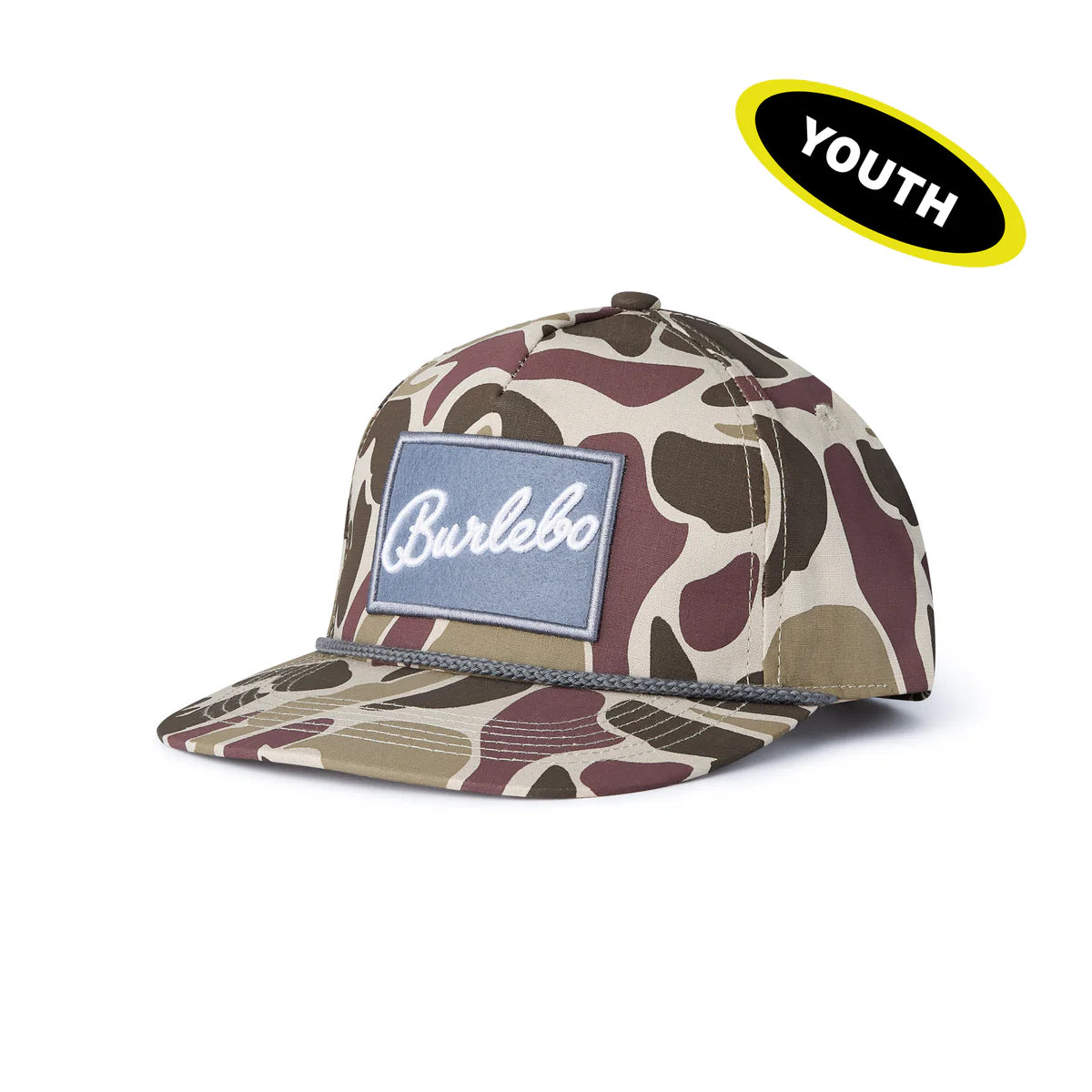 Burlebo Youth Burlebo Grey Patch Hat - Camo