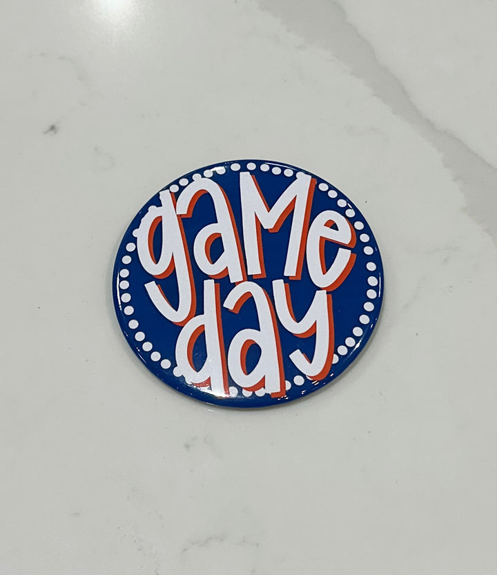 Tailgated Pins - Game Day Navy Background