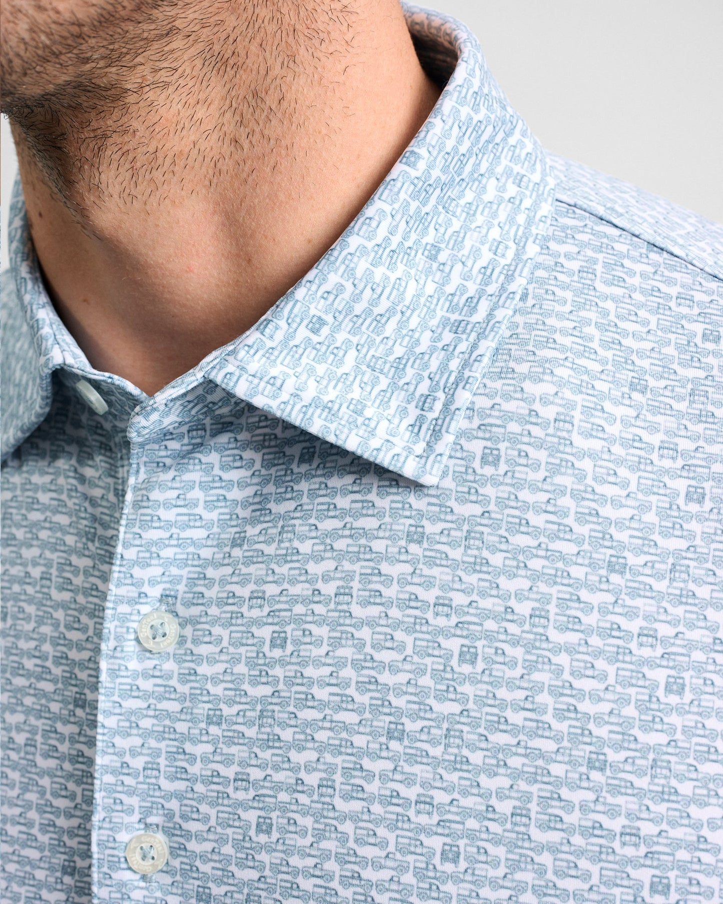 Genteal Spring ‘25 Printed Performance Polo - Defenders