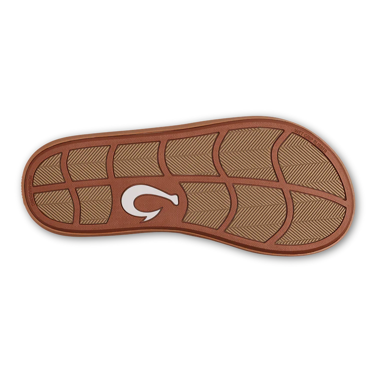 OluKai Men’s Pili Waterproof Leather Sandal - Fox|Fox