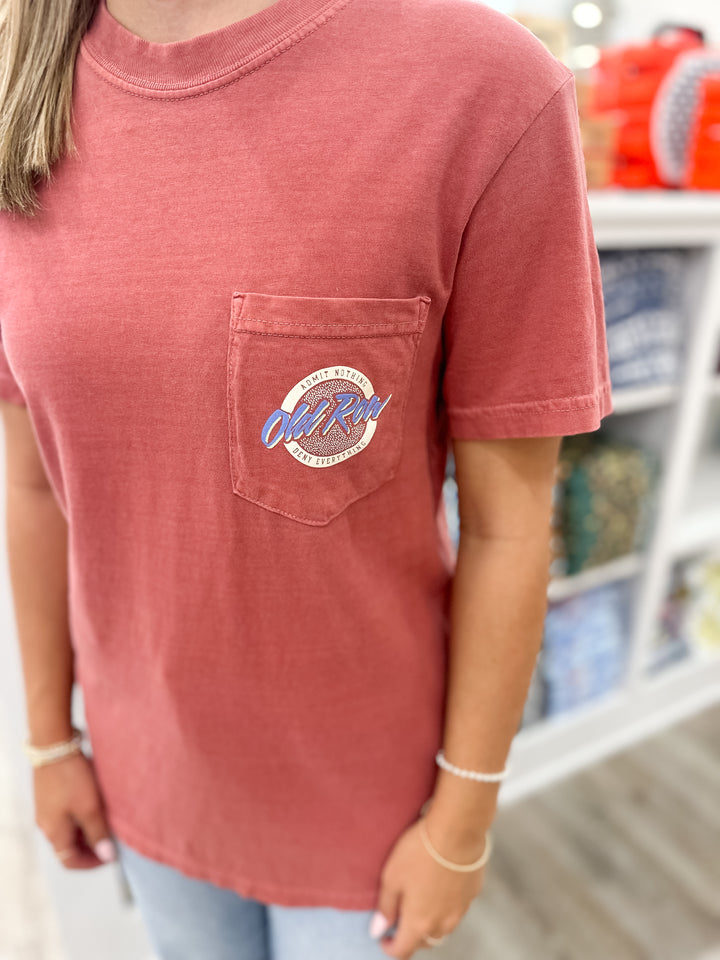 Old Row Circle Logo S/S Pocket T-Shirt - Cumin