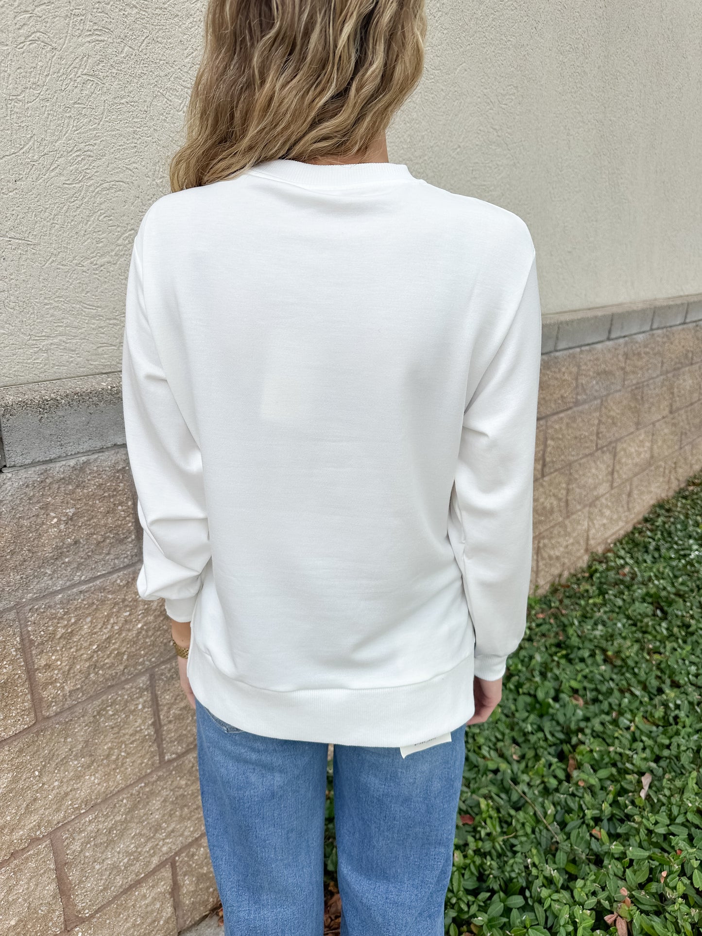MS Lakelyn Sweatshirt - Blue Trees