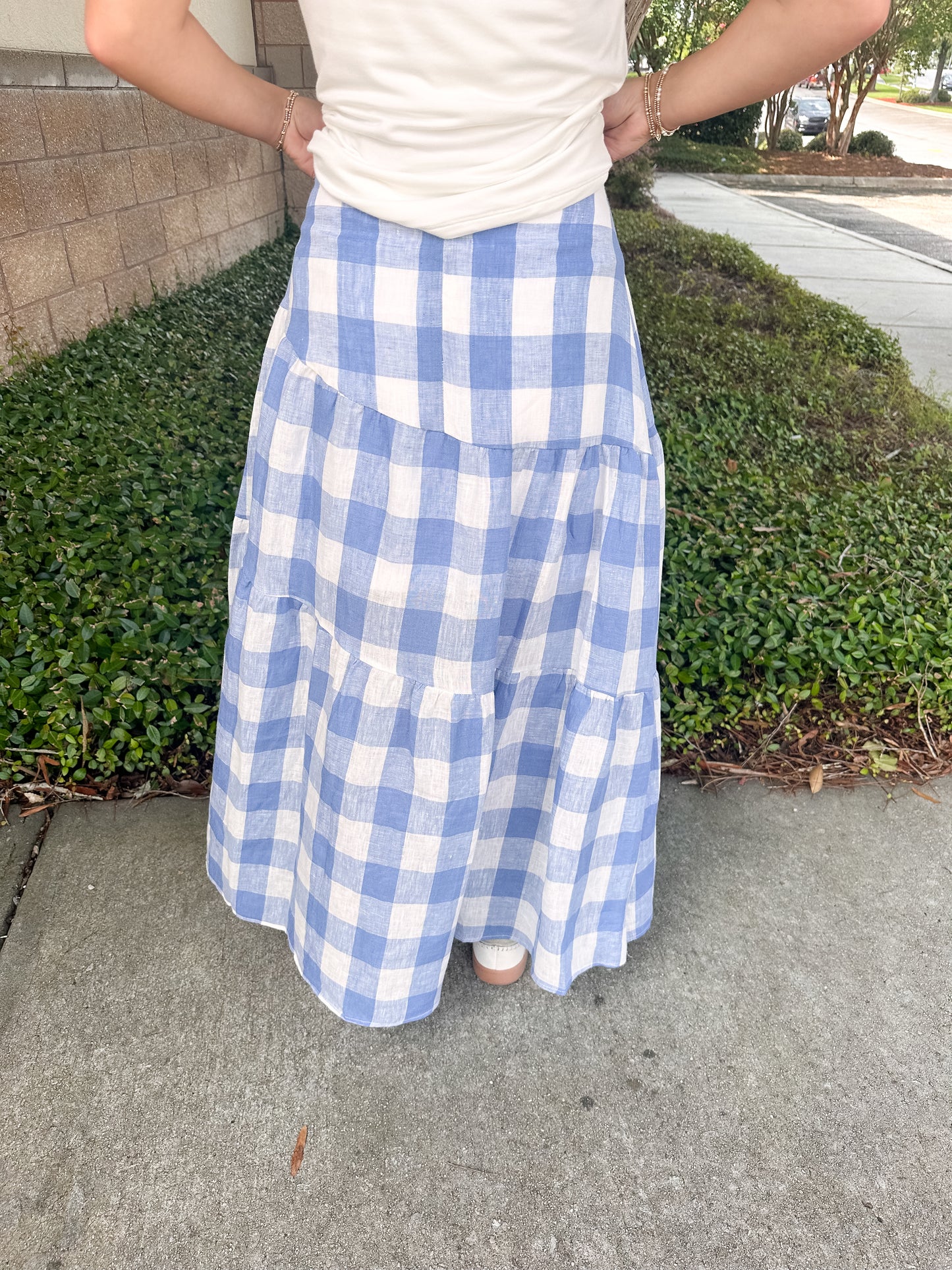 Buffalo Tie Maxi Skirt