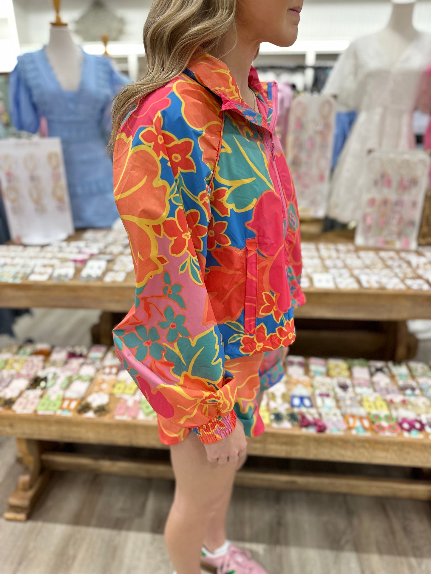 Faris Floral Windbreaker
